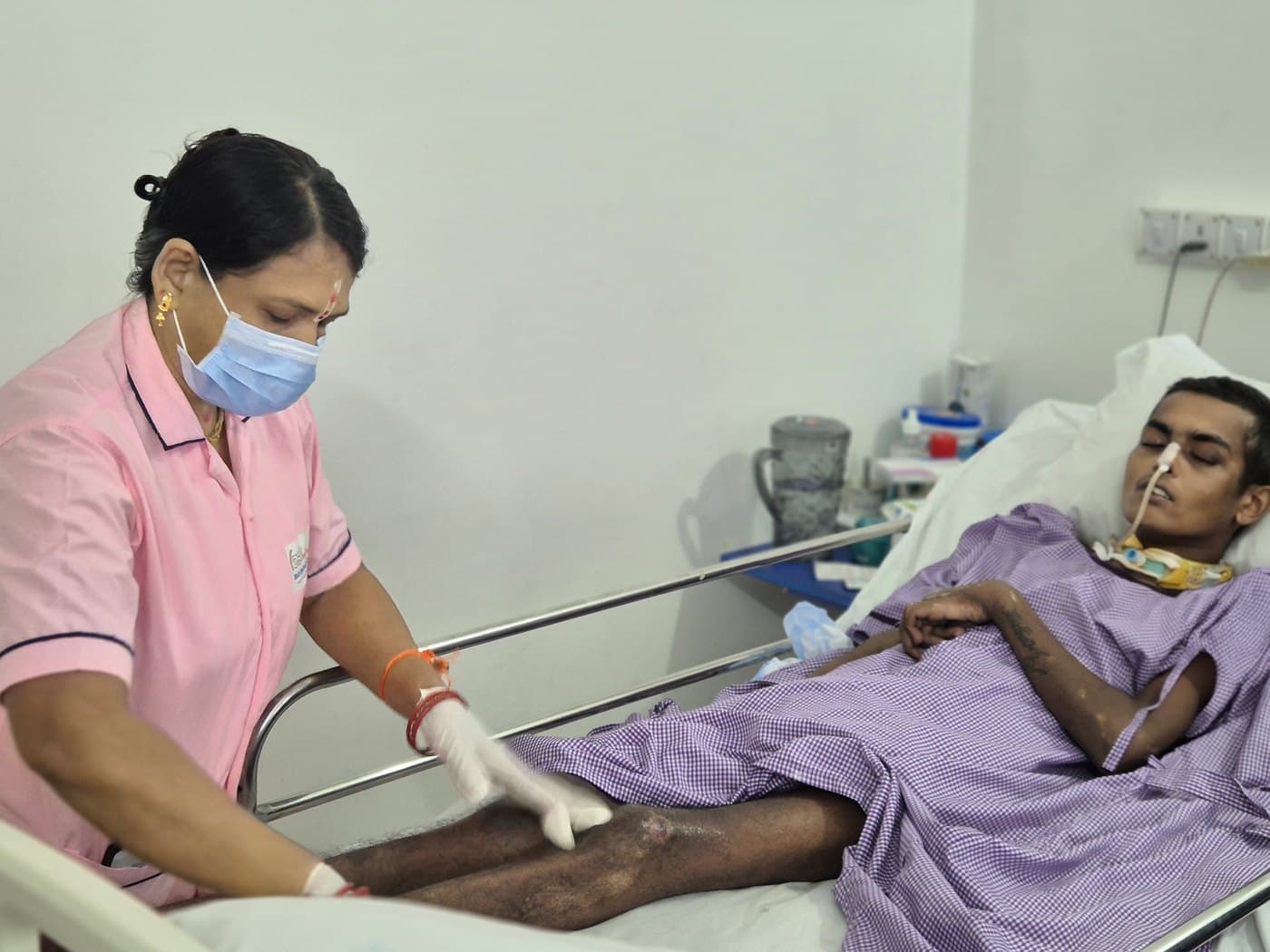 Trained nurses, day & night